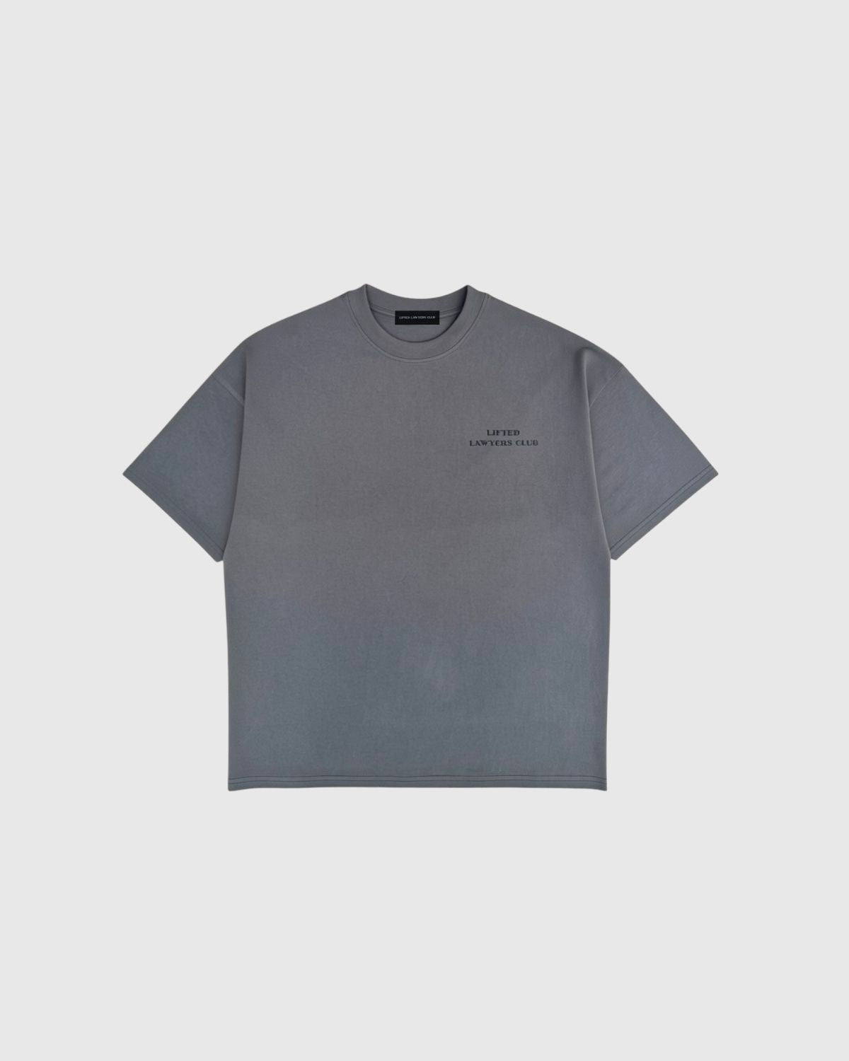 Heritage t-shirt with a small logo on a light gray background (Gray)