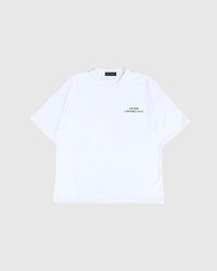 Heritage t-shirt with text on a light gray background (White)