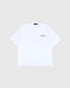 Heritage t-shirt with text on a light gray background (White)