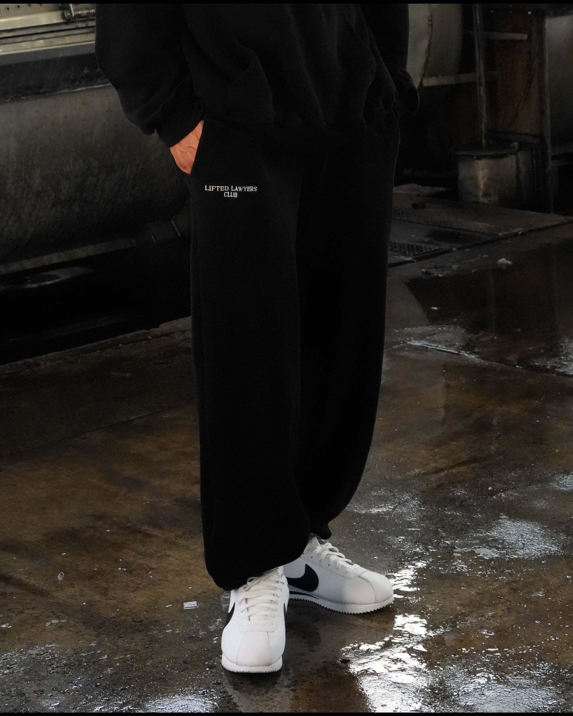 Closeup of LLC Sweatpants
